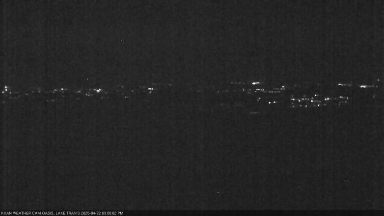 Lake Travis webcam, April 22, 2025 9:00 PM CT