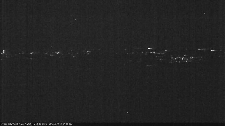 Lake Travis webcam, April 22, 2025 10:45 PM CT