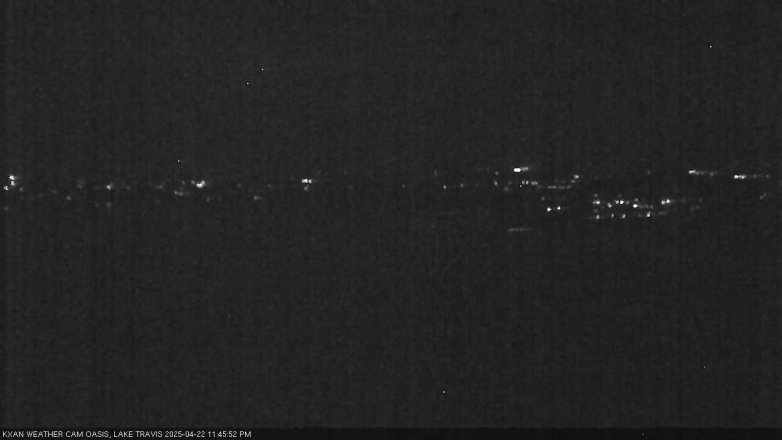 Lake Travis webcam, April 22, 2025 11:45 PM CT