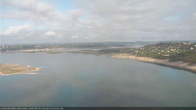 Lake Travis webcam, April 23, 2025 9:25 AM CT