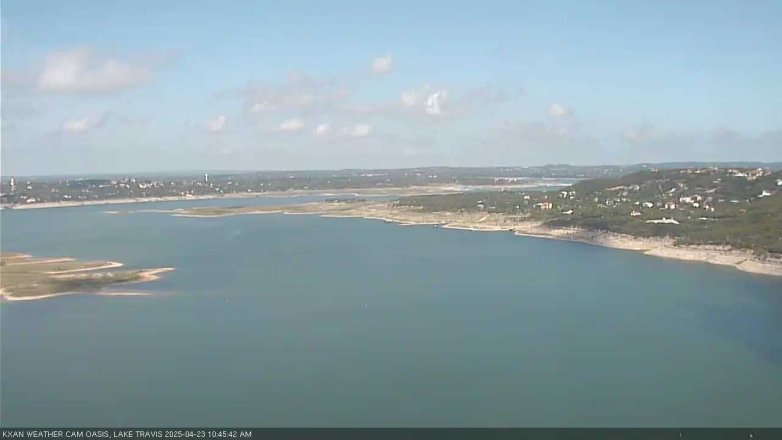Lake Travis webcam, April 23, 2025 10:45 AM CT