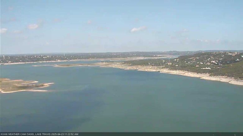 Lake Travis webcam, April 23, 2025 11:25 AM CT