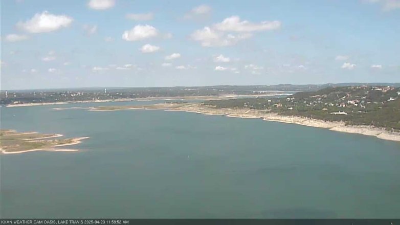 Lake Travis webcam, April 23, 2025 12:00 PM CT