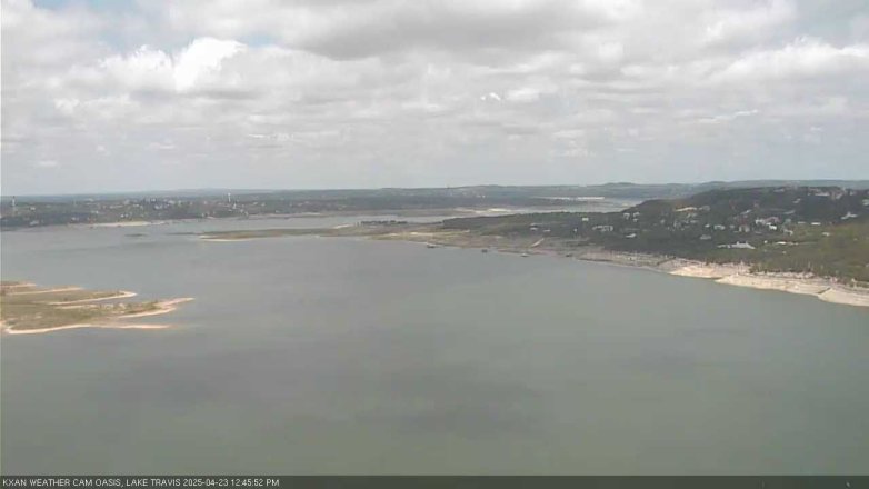 Lake Travis webcam, April 23, 2025 12:45 PM CT