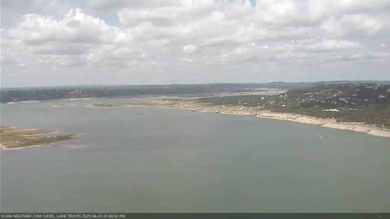 Lake Travis webcam, April 23, 2025 1:00 PM CT
