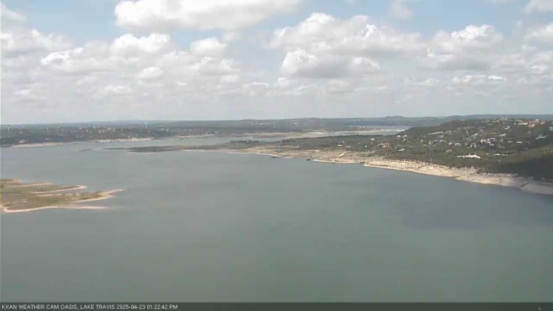 Lake Travis webcam, April 23, 2025 1:25 PM CT