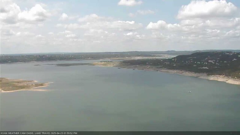 Lake Travis webcam, April 23, 2025 2:00 PM CT