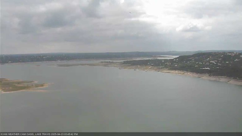 Lake Travis webcam, April 23, 2025 3:45 PM CT