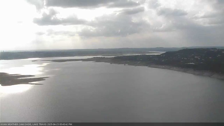 Lake Travis webcam, April 23, 2025 5:45 PM CT