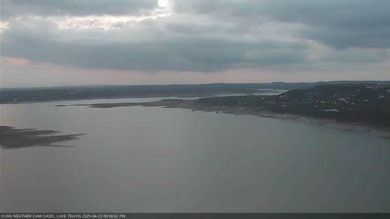 Lake Travis webcam, April 23, 2025 8:00 PM CT