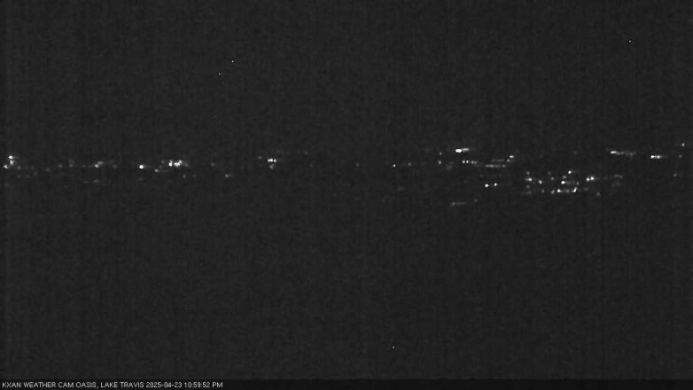 Lake Travis webcam, April 23, 2025 11:00 PM CT
