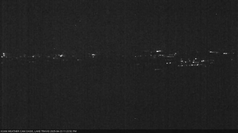 Lake Travis webcam, April 23, 2025 11:25 PM CT