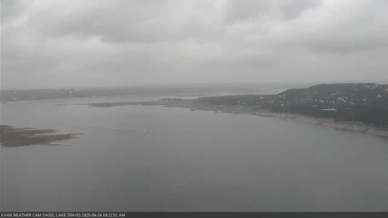 Lake Travis webcam, April 24, 2025 9:25 AM CT