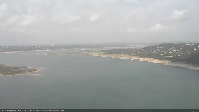 Lake Travis webcam, April 24, 2025 11:00 AM CT