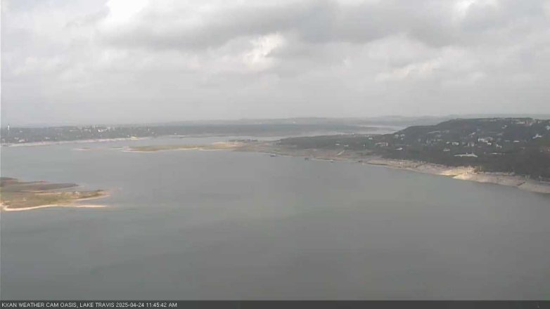 Lake Travis webcam, April 24, 2025 11:45 AM CT
