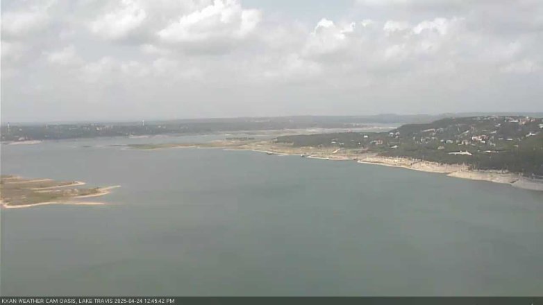 Lake Travis webcam, April 24, 2025 12:45 PM CT