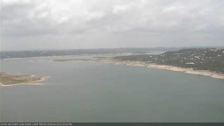 Lake Travis webcam, April 24, 2025 1:25 PM CT