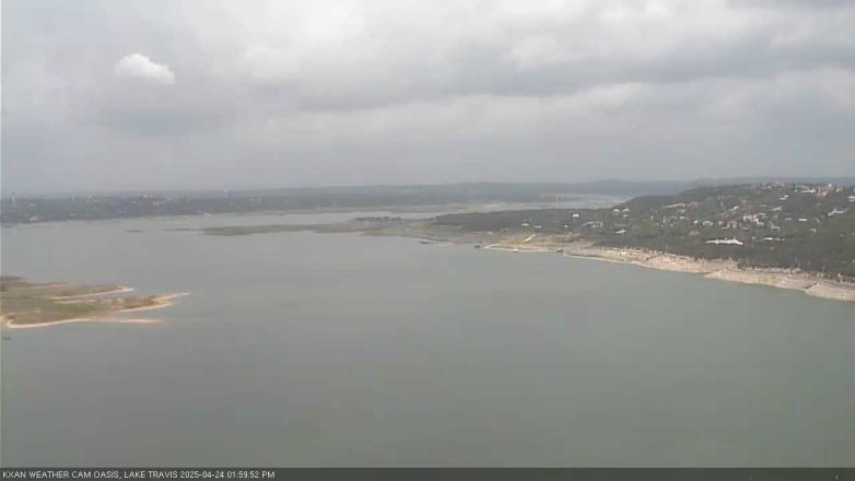 Lake Travis webcam, April 24, 2025 2:00 PM CT