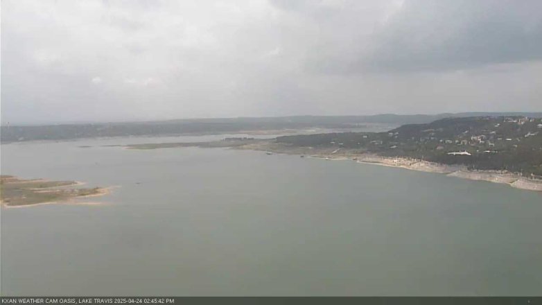 Lake Travis webcam, April 24, 2025 2:45 PM CT