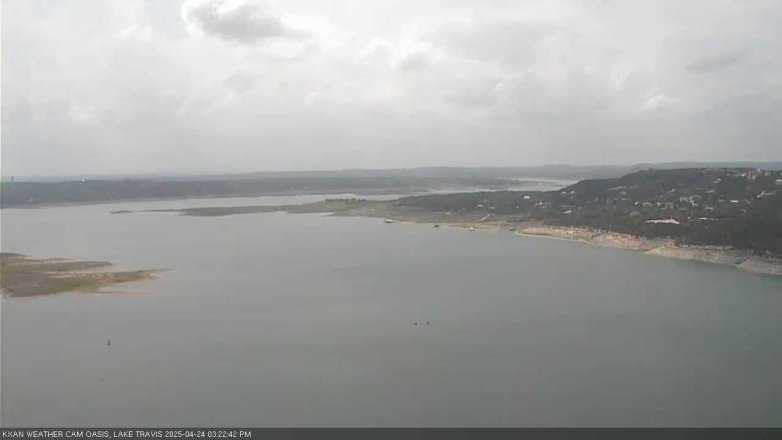 Lake Travis webcam, April 24, 2025 3:25 PM CT
