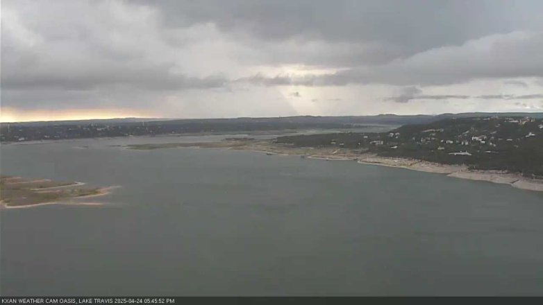 Lake Travis webcam, April 24, 2025 5:45 PM CT