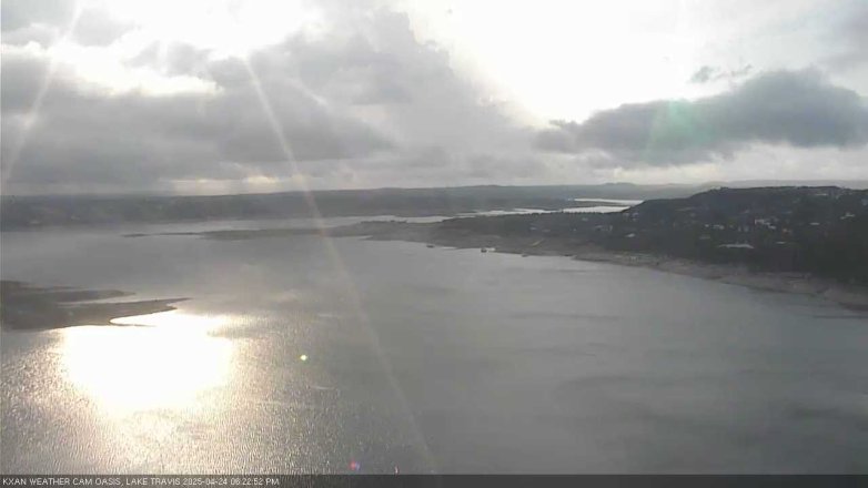 Lake Travis webcam, April 24, 2025 6:25 PM CT