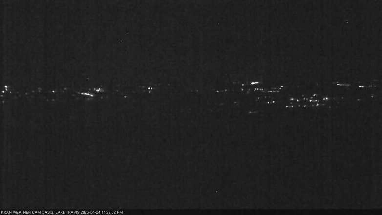 Lake Travis webcam, April 24, 2025 11:25 PM CT