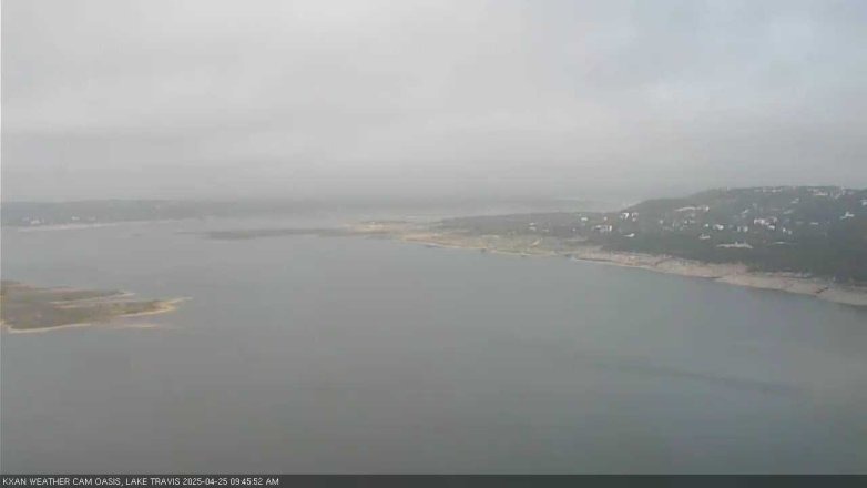 Lake Travis webcam, April 25, 2025 9:45 AM CT