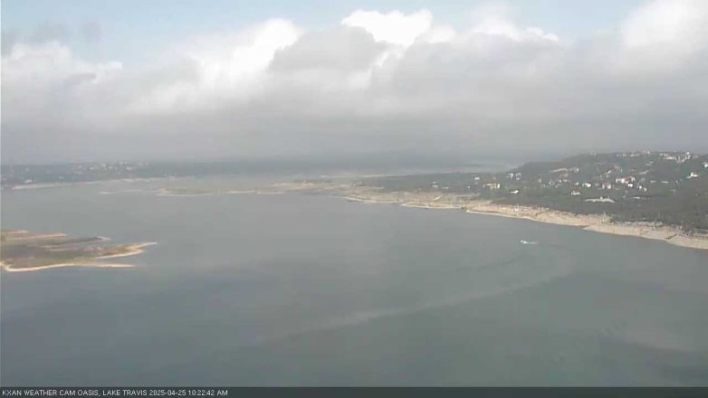Lake Travis webcam, April 25, 2025 10:25 AM CT