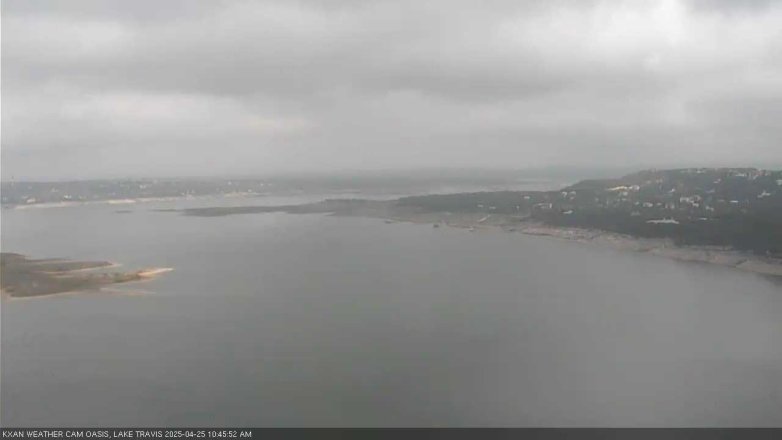 Lake Travis webcam, April 25, 2025 10:45 AM CT