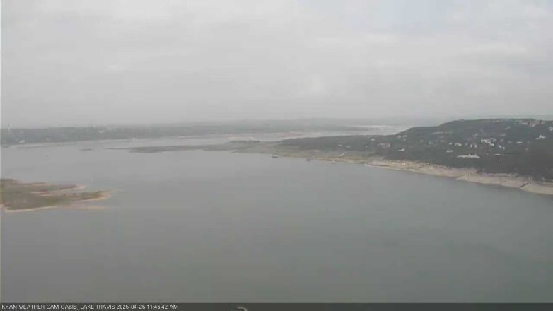 Lake Travis webcam, April 25, 2025 11:45 AM CT