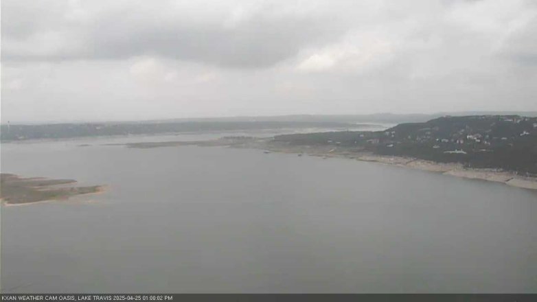 Lake Travis webcam, April 25, 2025 1:00 PM CT