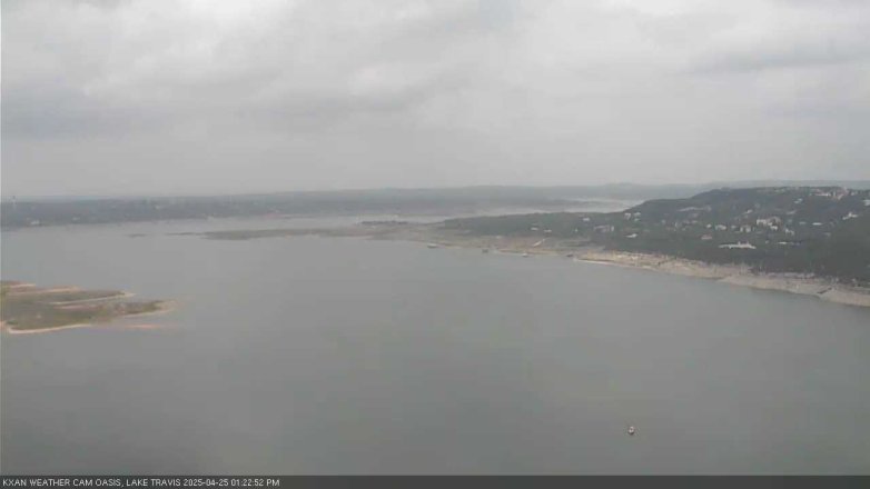 Lake Travis webcam, April 25, 2025 1:25 PM CT