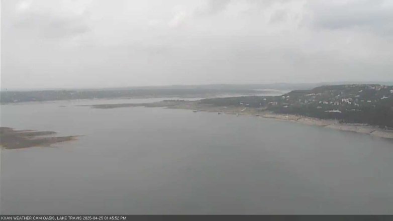 Lake Travis webcam, April 25, 2025 1:45 PM CT