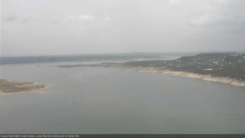 Lake Travis webcam, April 25, 2025 2:00 PM CT
