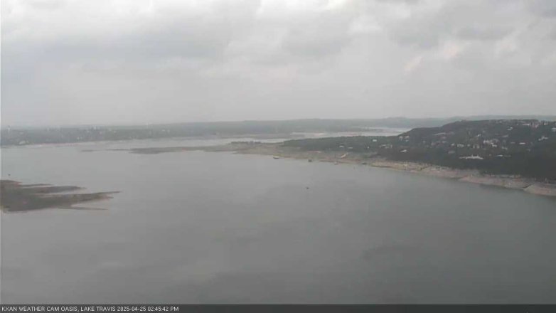 Lake Travis webcam, April 25, 2025 2:45 PM CT