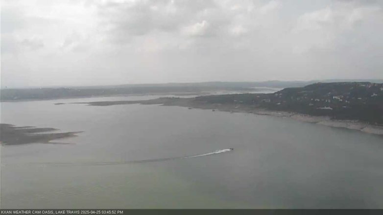 Lake Travis webcam, April 25, 2025 3:45 PM CT