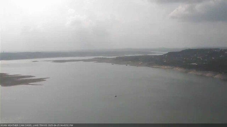 Lake Travis webcam, April 25, 2025 4:45 PM CT