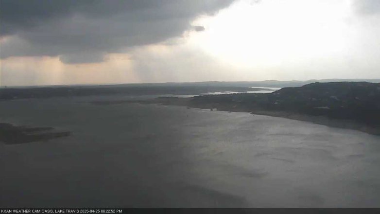 Lake Travis webcam, April 25, 2025 6:25 PM CT