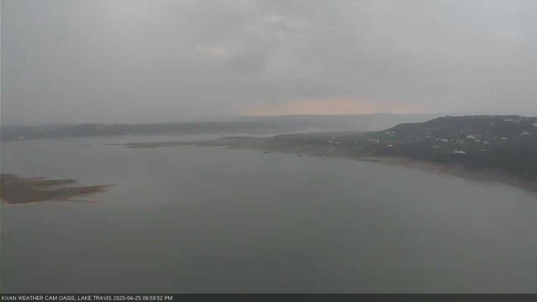 Lake Travis webcam, April 25, 2025 7:00 PM CT