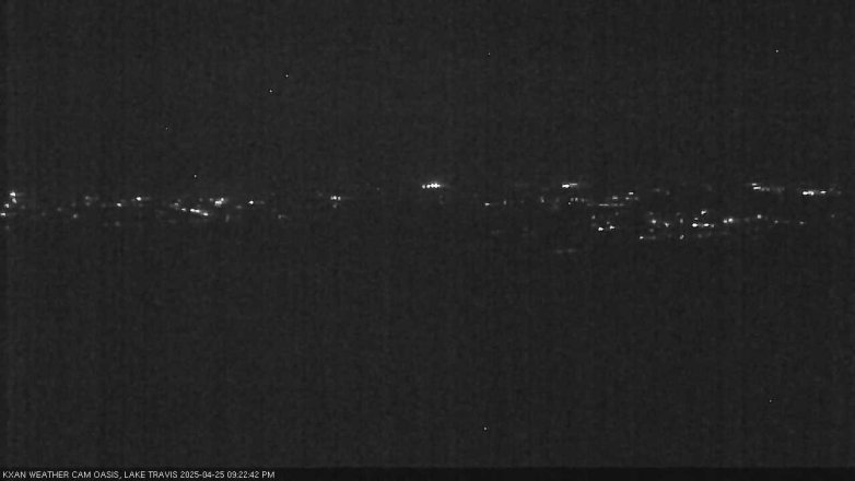 Lake Travis webcam, April 25, 2025 9:25 PM CT
