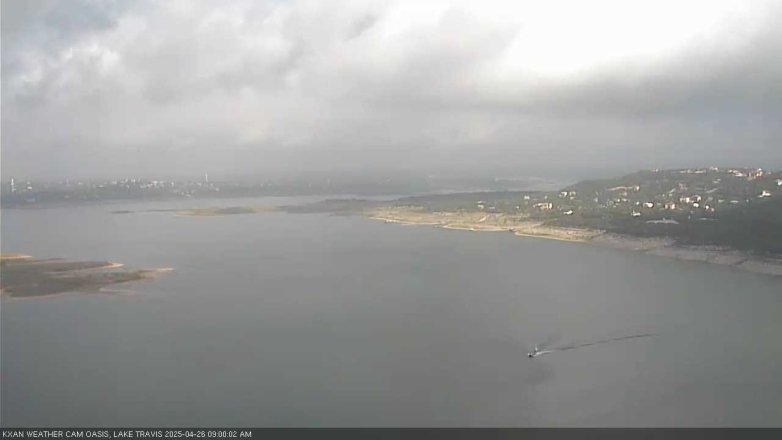 Lake Travis webcam, April 26, 2025 9:00 AM CT