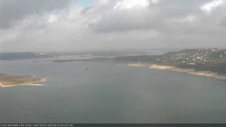 Lake Travis webcam, April 26, 2025 9:25 AM CT