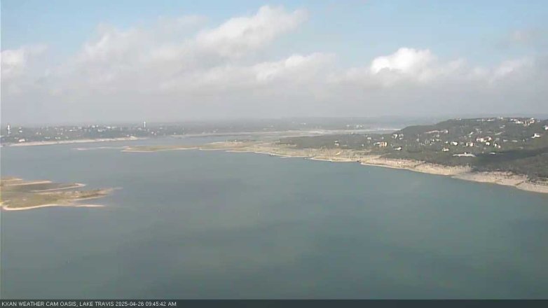 Lake Travis webcam, April 26, 2025 9:45 AM CT