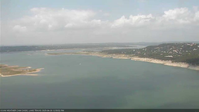 Lake Travis webcam, April 26, 2025 1:00 PM CT