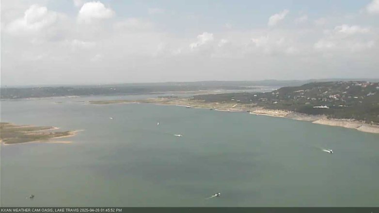 Lake Travis webcam, April 26, 2025 1:45 PM CT