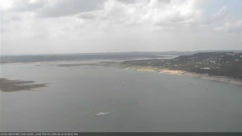Lake Travis webcam, April 26, 2025 2:45 PM CT