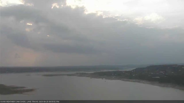 Lake Travis webcam, April 26, 2025 7:00 PM CT