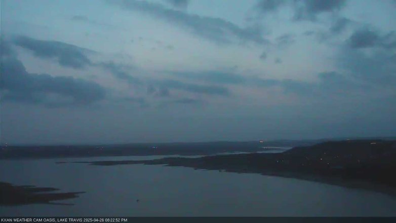 Lake Travis webcam, April 26, 2025 8:25 PM CT