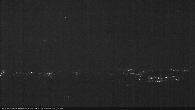 Lake Travis webcam, April 26, 2025 9:00 PM CT
